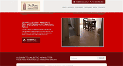 Desktop Screenshot of delrossopropiedades.com